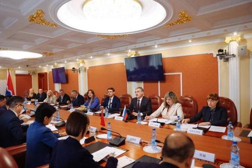 Строительство совмещённого моста через Амур обсудили губернатор Амурской области и губернатор китайской провинции Хэйлунцзян Строительство совмещённого моста через Амур обсудили губернатор Амурской области и губернатор китайской провинции Хэйлунцзян